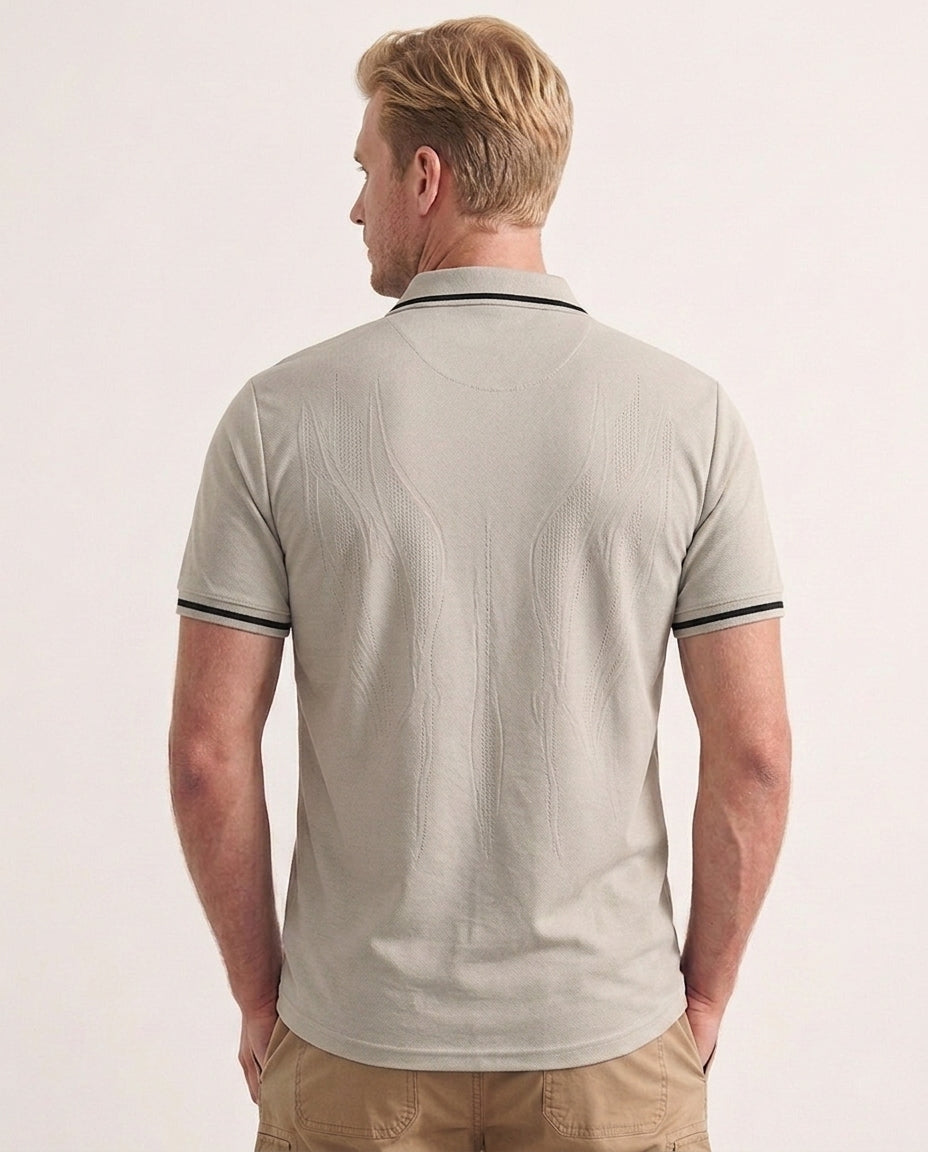 Structured Pocket Polo Shirt
